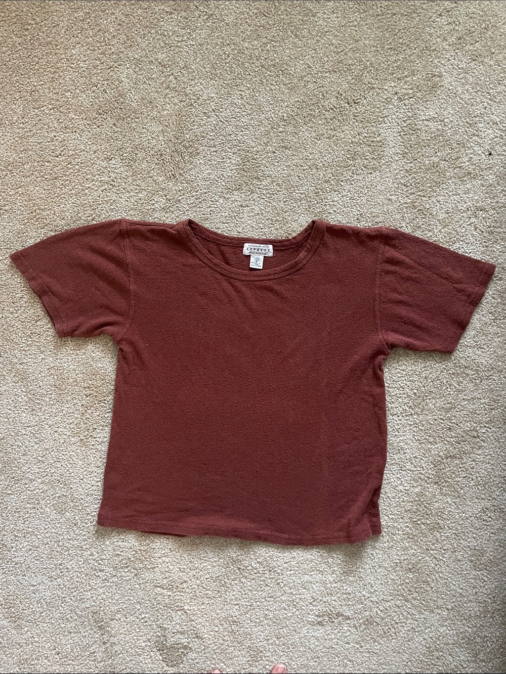 80’s/90’s Express Burgundy Silk Top